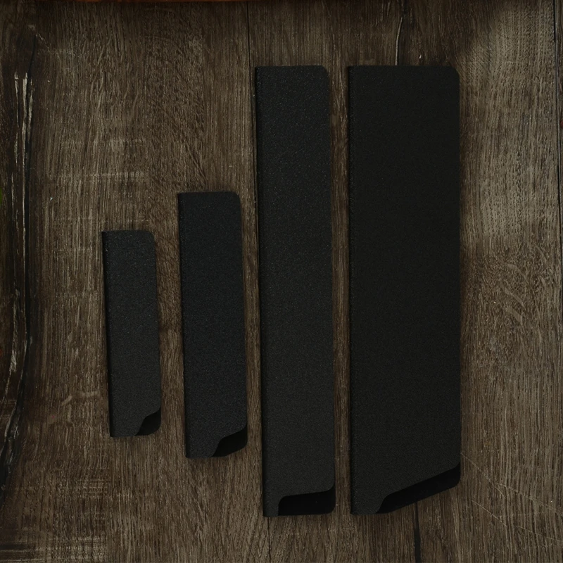 Description Picture 4 of item1PC Kitchen Knife Sheath Black Knives Edge Protector Universal Cover Fit For 3.5''/5''/8'' Slicing Chef Fruit Knives Guard