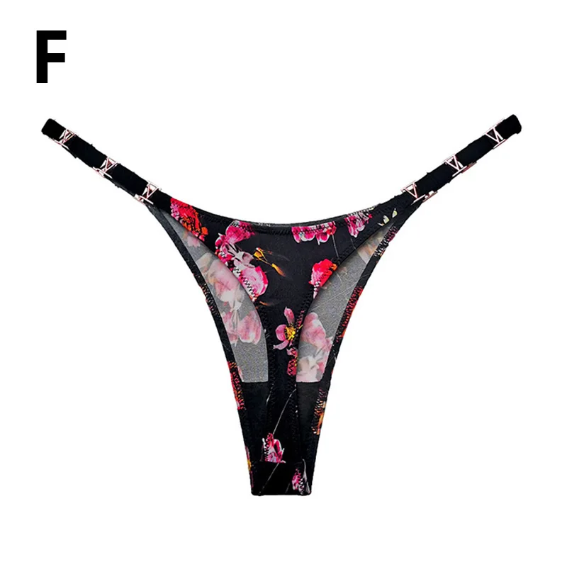 3 Pack Women's Thongs Metal Ice Silk Underwear Fitness Low Waist Satin  Panties G String Seamless Briefs (Color : Floral, Size : Small) :  : Clothing, Shoes & Accessories