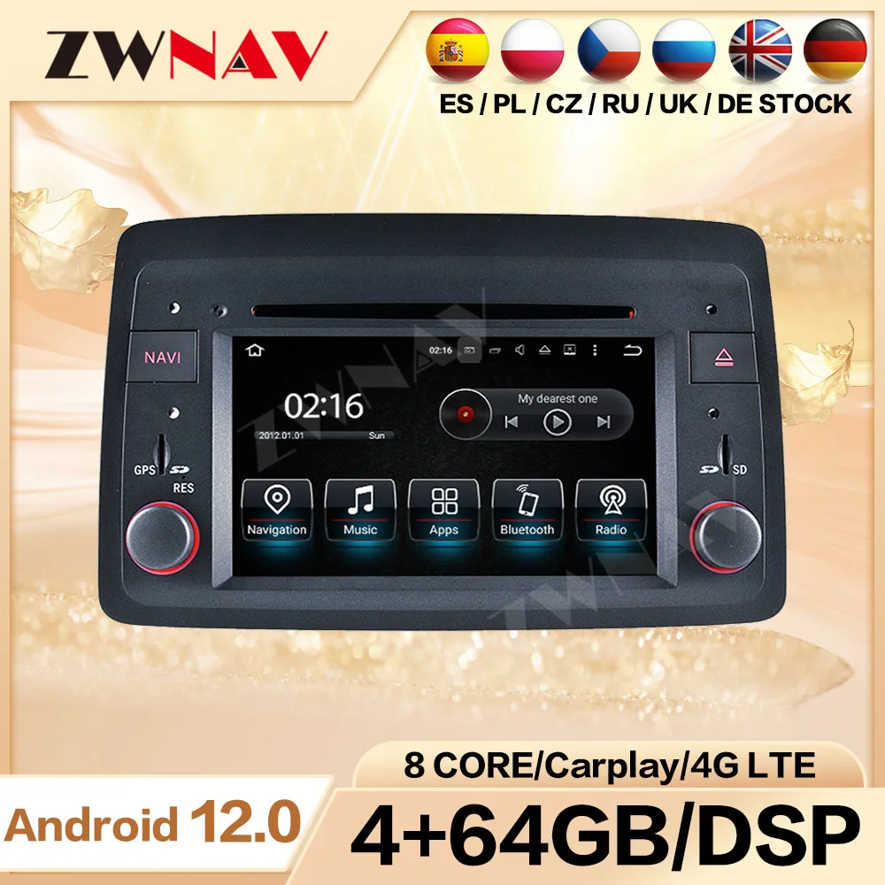 Per Fiat Panda 2004 2005 2006 2007-2012 Autoradio Android 2 Din Carplay Schermo Automobilistico Multimedia Auto Gps Audio Stereo Dsp