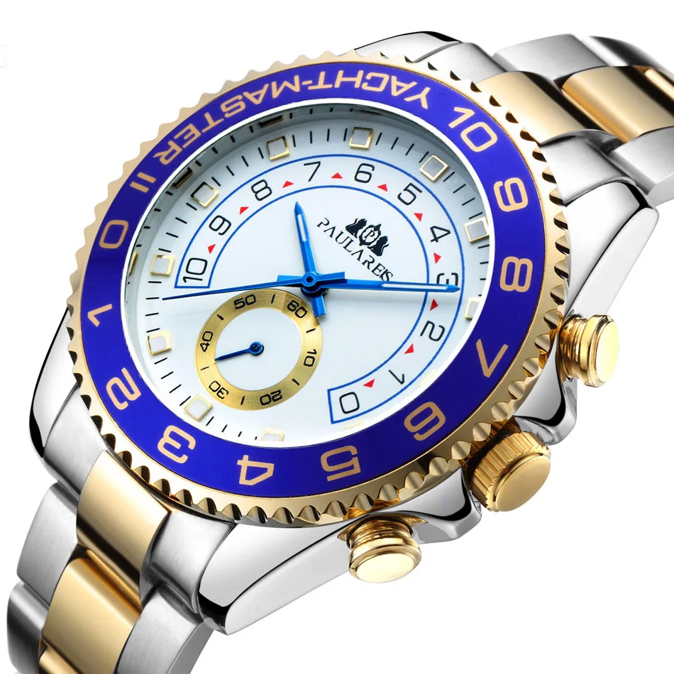 Fashion Casual Mechanical Wristwatches,Big Dial Automatic Wristwatches for Man,Stainless Steel Waterproof Sport Men's Watch - 6