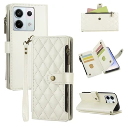 Faux Leather Multi - Card Slot Flip Wallet Phone Case - Enhanced Protective Cover - Redmi Note 9 4G (Beige)