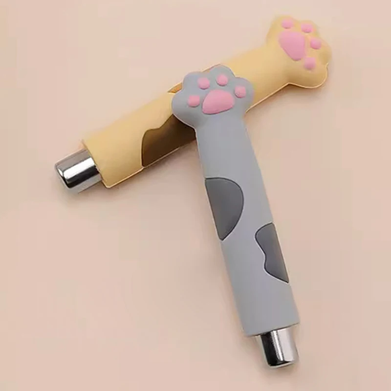 6.5cm Cylinder Cat Eyes Magnet for Nail Gel Polish 3D Line Strip Effect Comes DIY Magnet Pen With Cute Cat Paw Protection Cover*