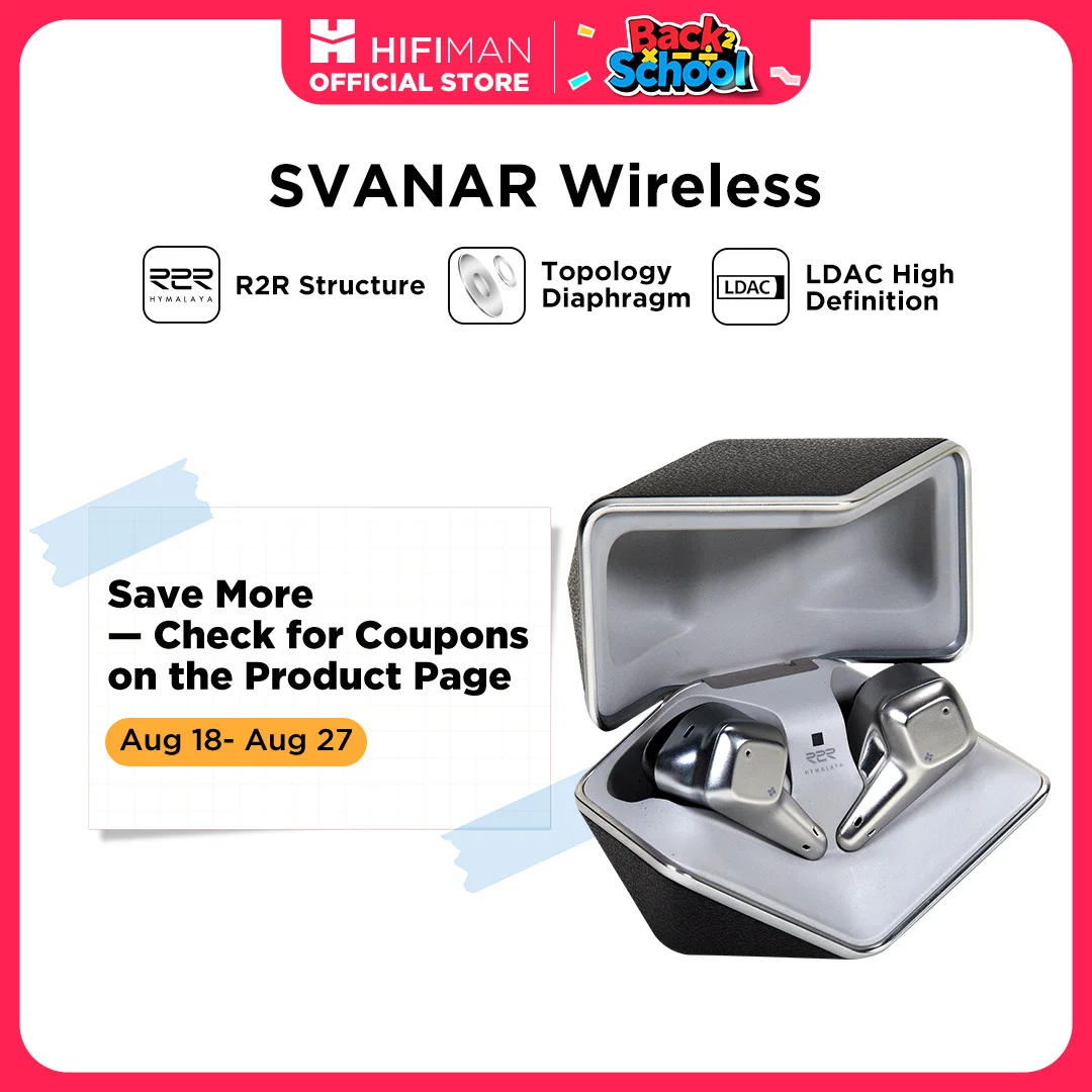 ヘッドフォン/イヤフォン Hifiman Svanar Wireless HiFiMan Svanar Wirelessを徹底レビュー！実際に使ってわかった