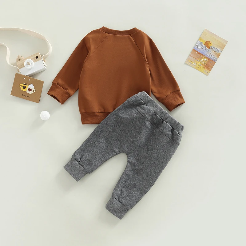Baby Boys' Pullover & Pants Set 6