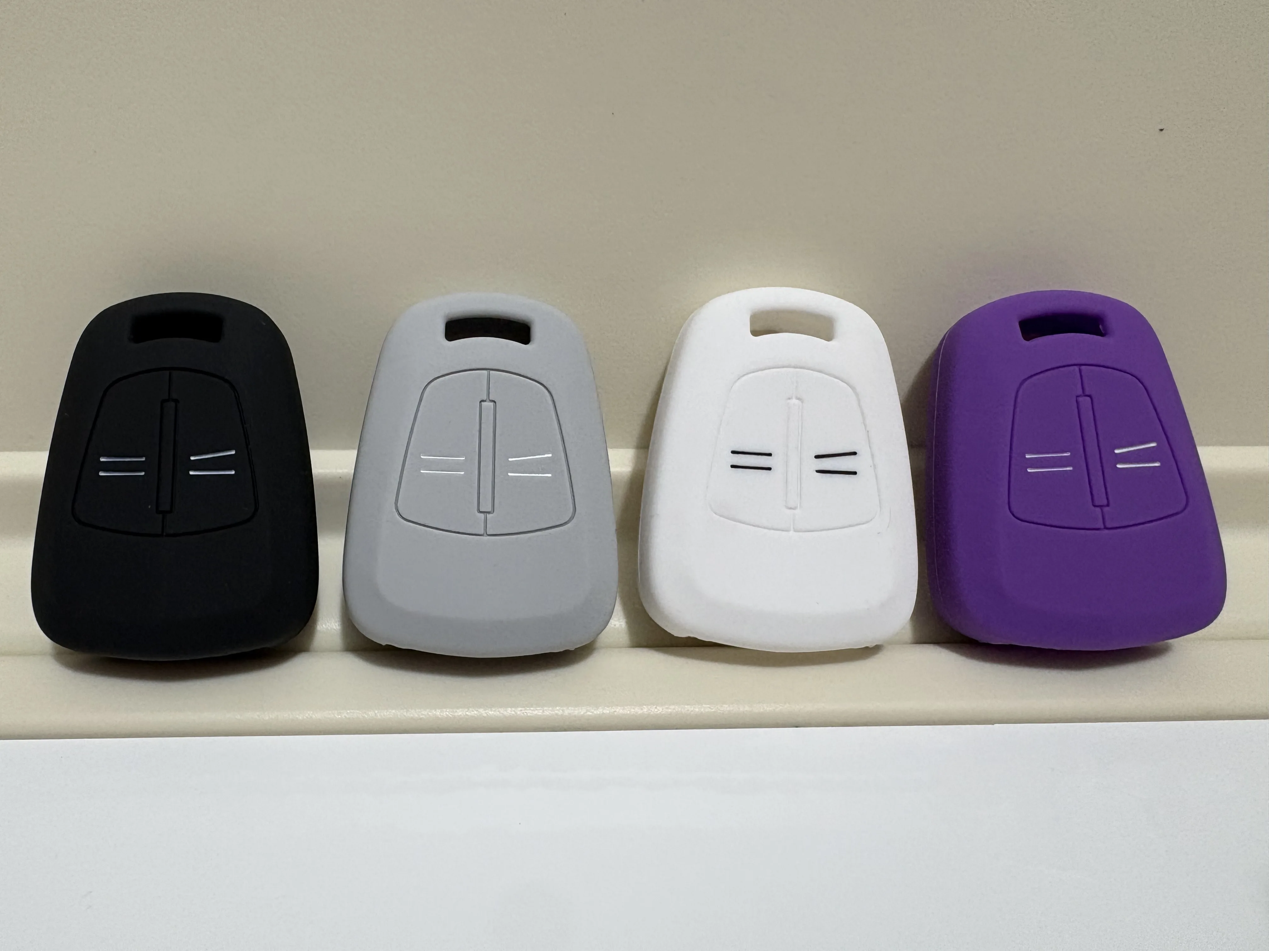 Premium Silicone Car Key Cover - 2 Button Remote Key Shell in Stylish Design