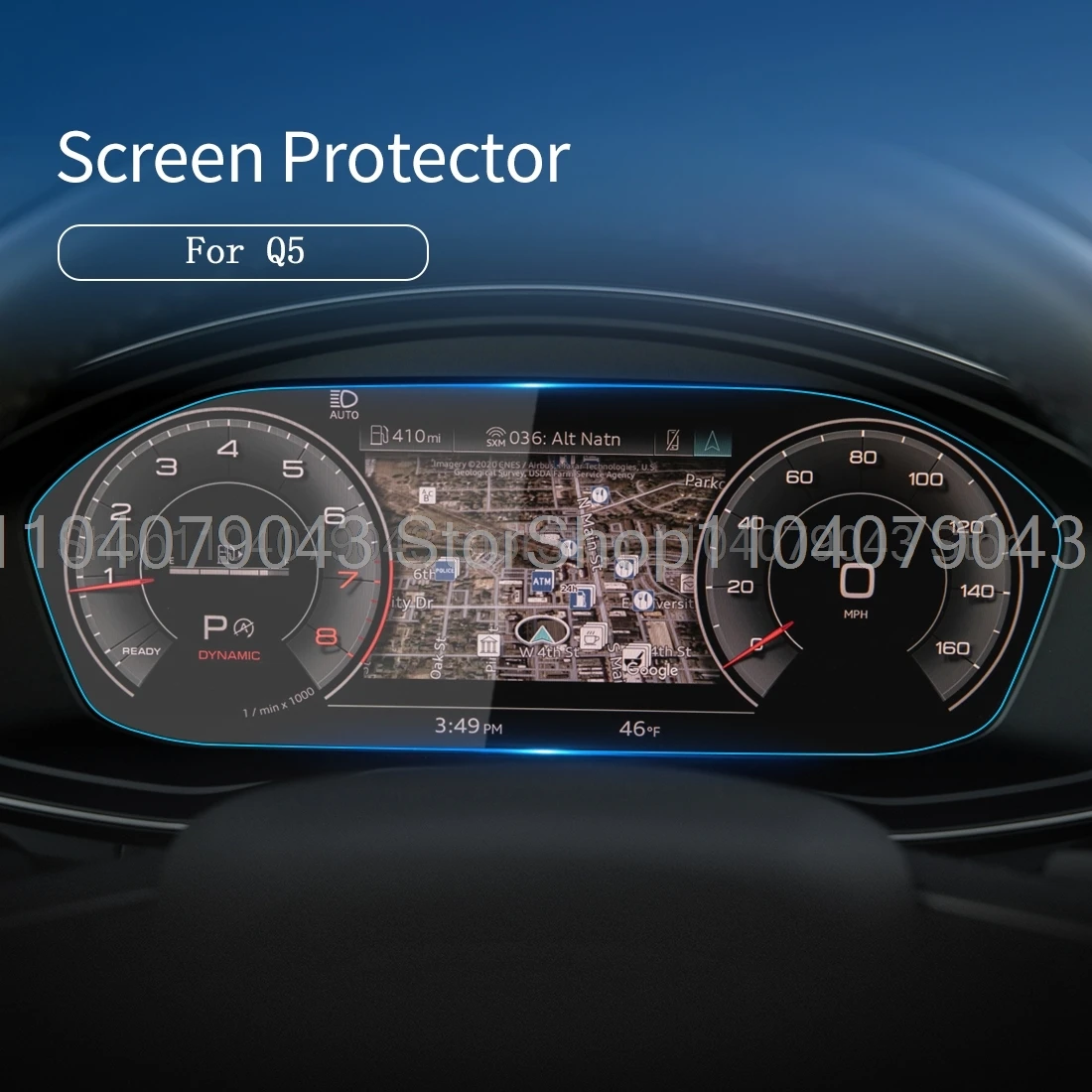 Premium Tempered Glass Dashboard Screen Protector - Anti-Scratch Interior Accessory