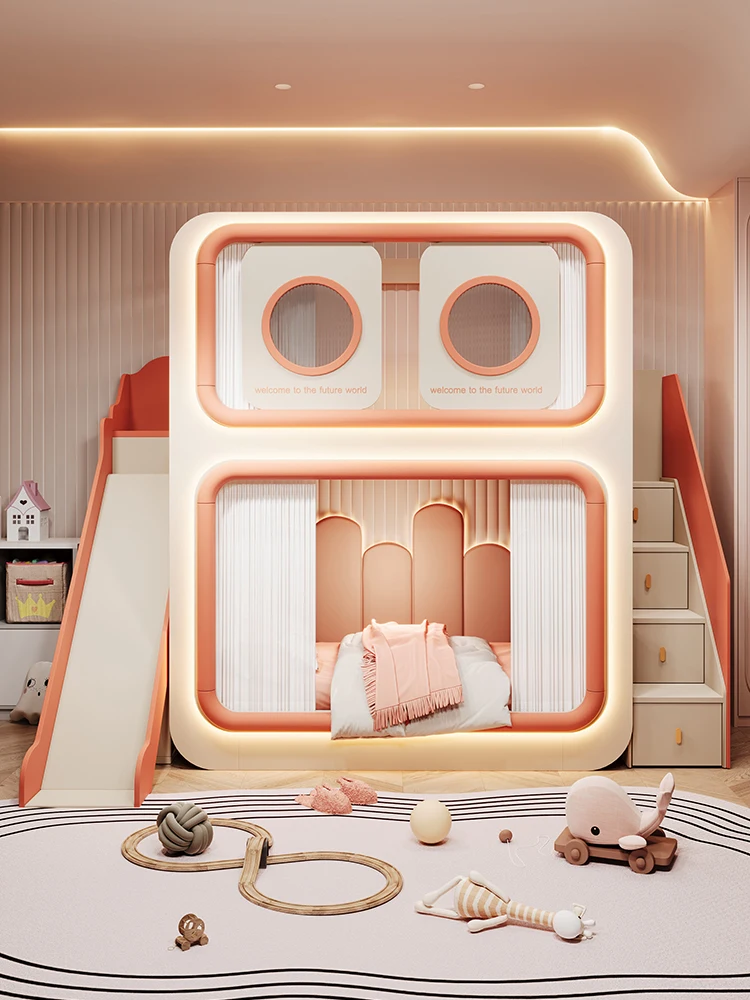 Letti A Castello Per Camera Da Letto Deluxe Per Bambini Princess Prince Castle Bed For Girl And Boy