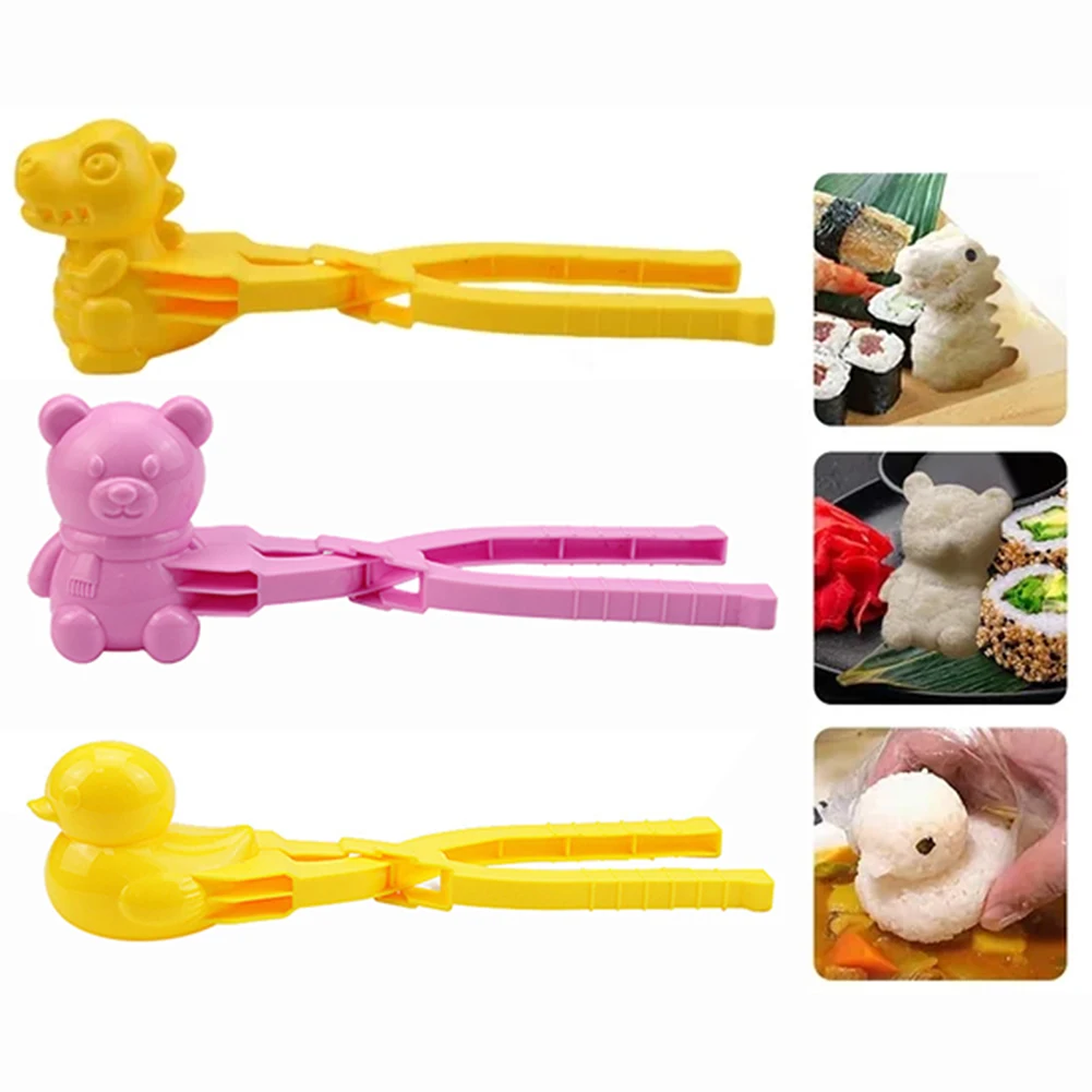 Kitchen Accessories Sushi Mould Cute Cartoon Mould Sushi Machine Mould Sushi Tool Onigiri Rice Ball Bento Machine Mould