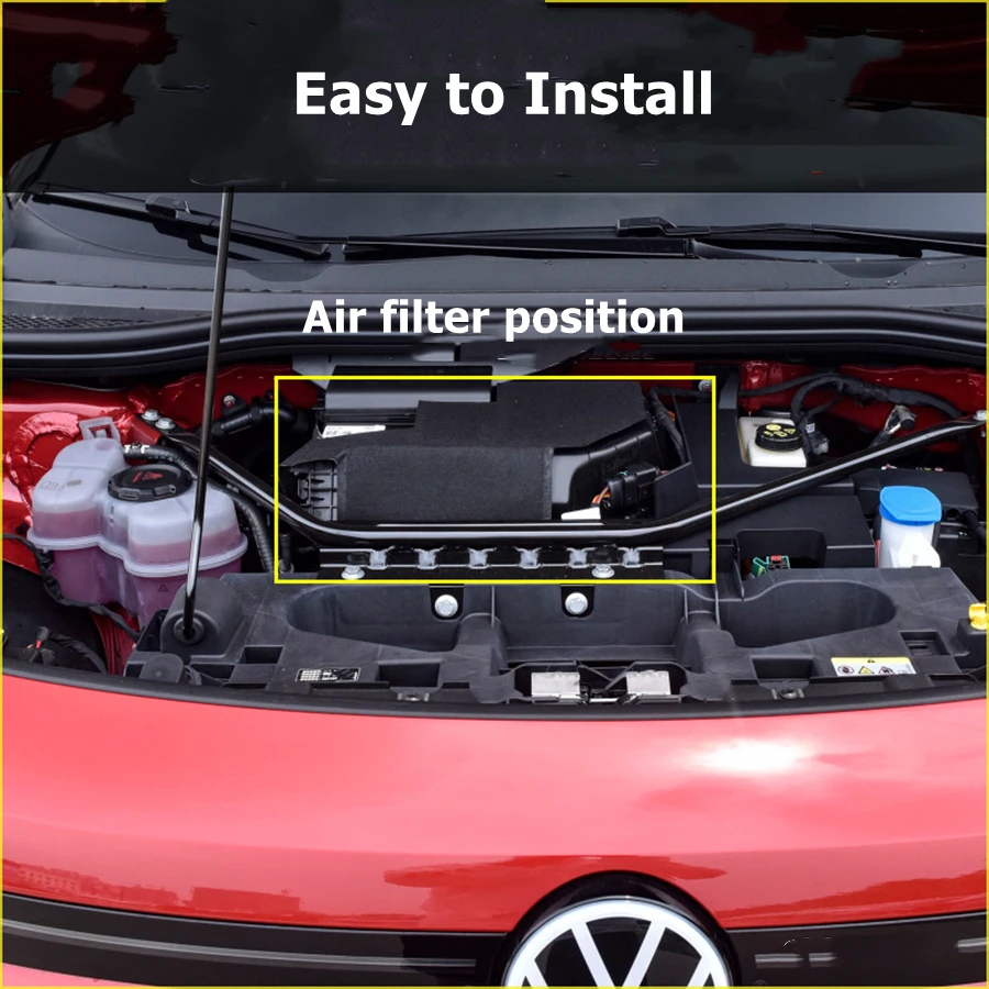 2PCS Car Cabin Air Filter Replacement For VW ID4 ID.3 ID6-with Activated Carbon Fragrance Conditioner Refresh