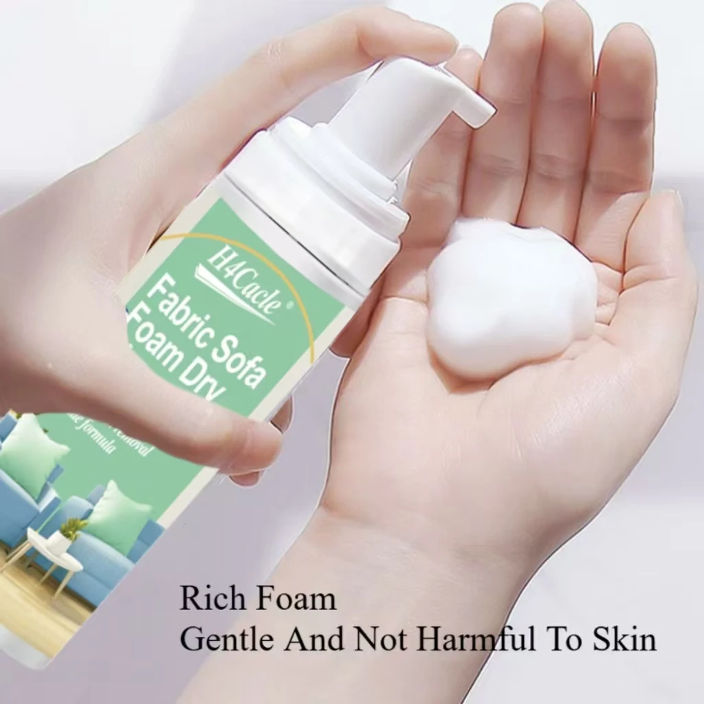 Fabric Sofa Foam Dry Cleaner Multi-Functional Cleaning Solution Clothing Stain Remover for Carpet Curtain No Water Needed Agent fabric sofa cleaner,carpet cleaner