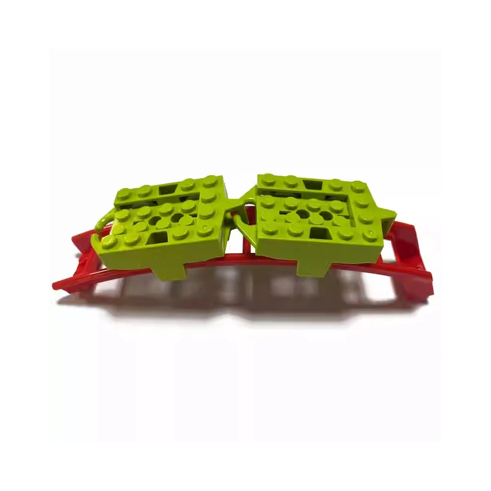 10-Piece Technical Coaster Tracks Rail Train Railway Building Set