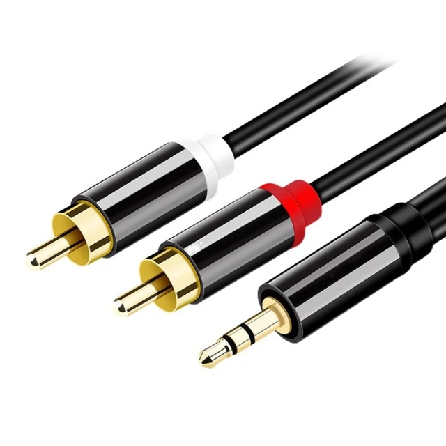 3,5mm auf 2 CINCH-Adapter Audio Stereo Kabel 1,5 M/3M Länge 3,5mm  Männlichen zu 2RCA Weibliche Jack Stereo AUX Kabel - AliExpress