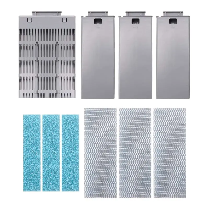 【HOME ESSENTIAL】6X Mijia 어항 필터 카트리지 수족관 물리적 생화학 여과 필터 교체용