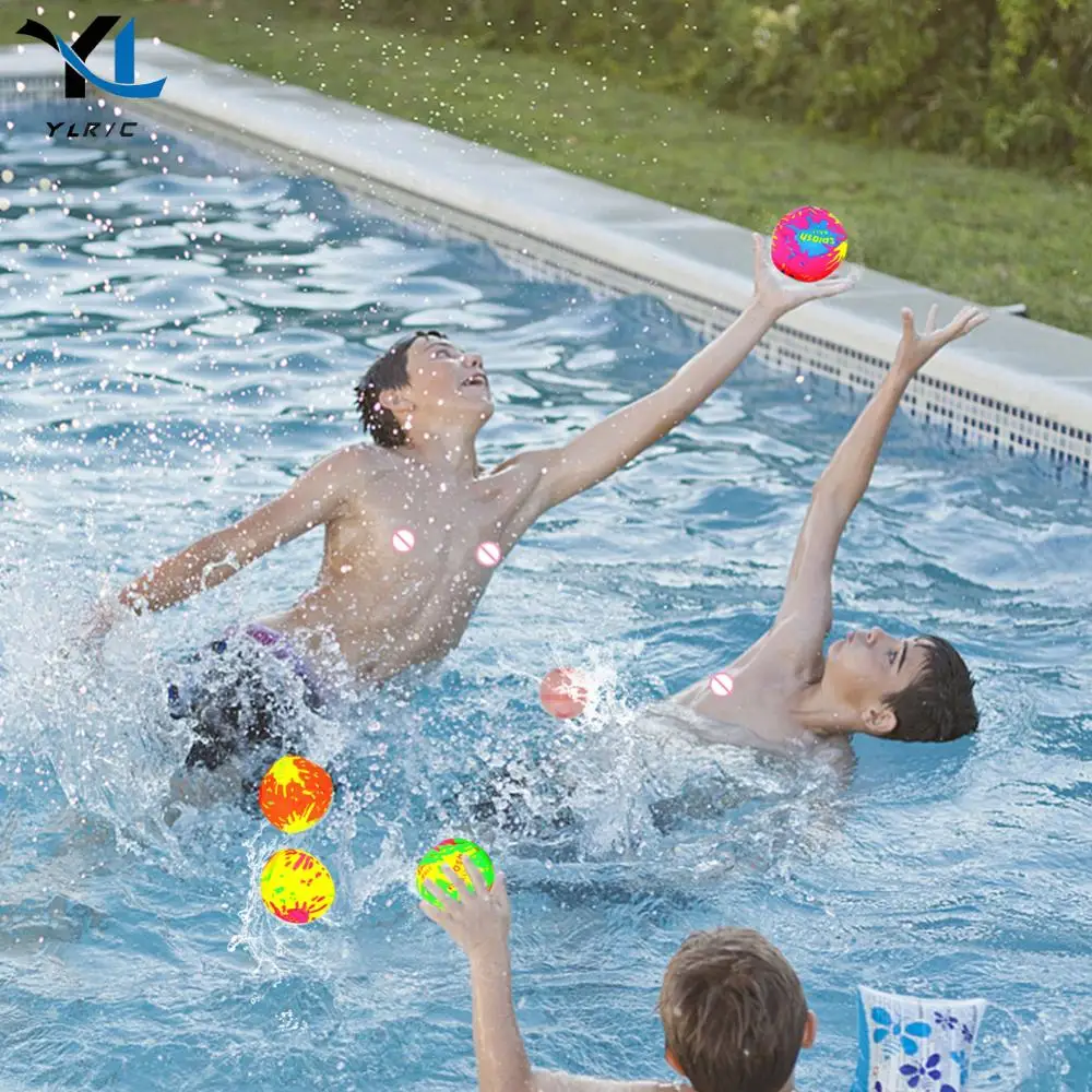 12pcs Water Bomb Splash Balls Quick Fill Water Bomb Ball Reusable Party Supplies Fight Games Summer Outdoor Pool Beach Toy