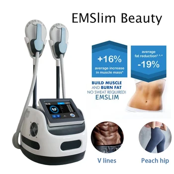 Musclesculpt machines emslim muscle stimulation equipment body slimming 2 handles free shipment