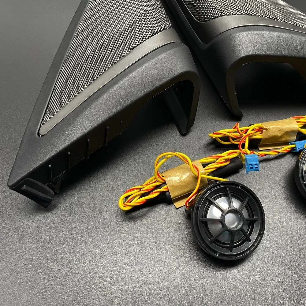 BMW G30 G38 용 자동차 트위터 커버 새로운 5 시리즈 센터 스피커 오디오 고음 높은 트위터 경적 인테리어 장식 프레임 액세서리