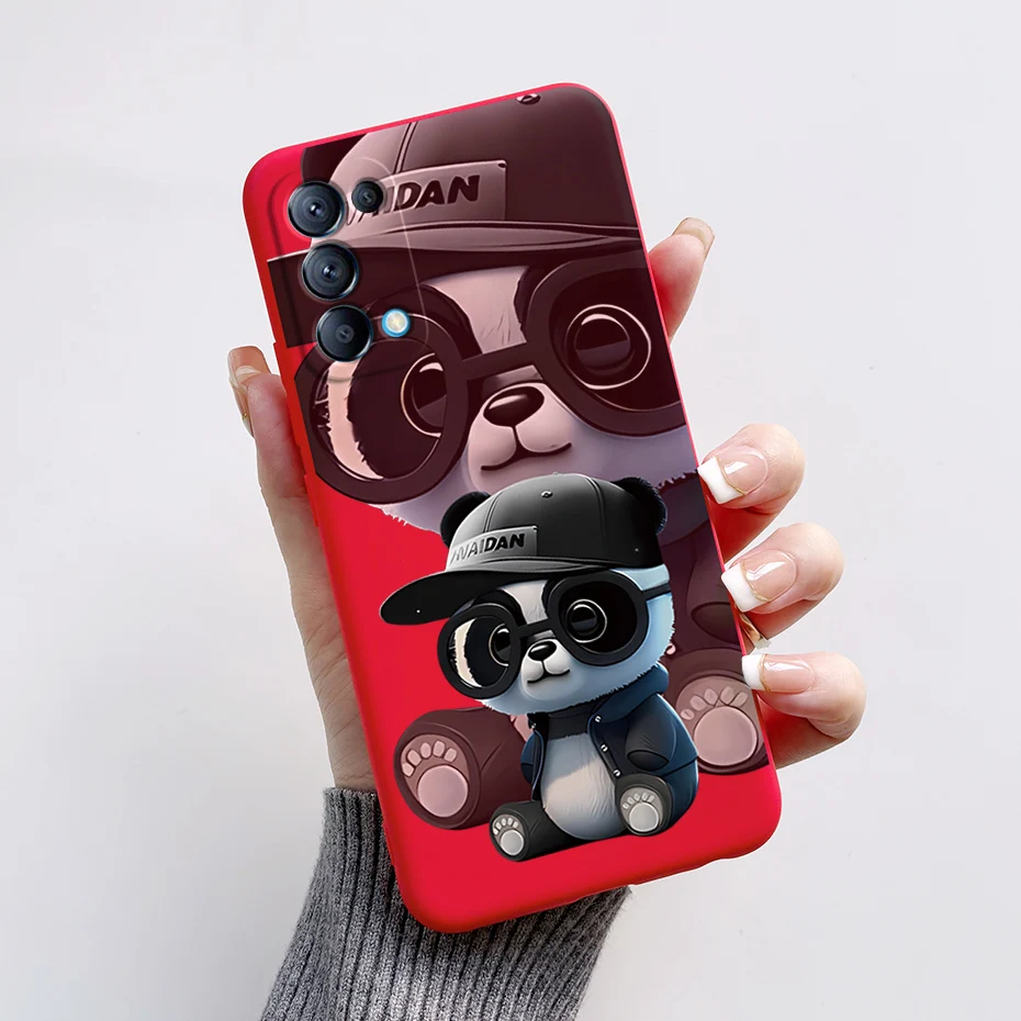 Cute Panda Silicone Bumper Phone Case