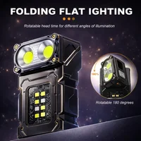 Feriales Multifunktionale EDC-Taschenlampe – Taktisches Schlüsselanhänger-Licht mit COB-Seitenlicht – USB-C Aufladbar, Magnetfuß & 7 Lichtmodi 1