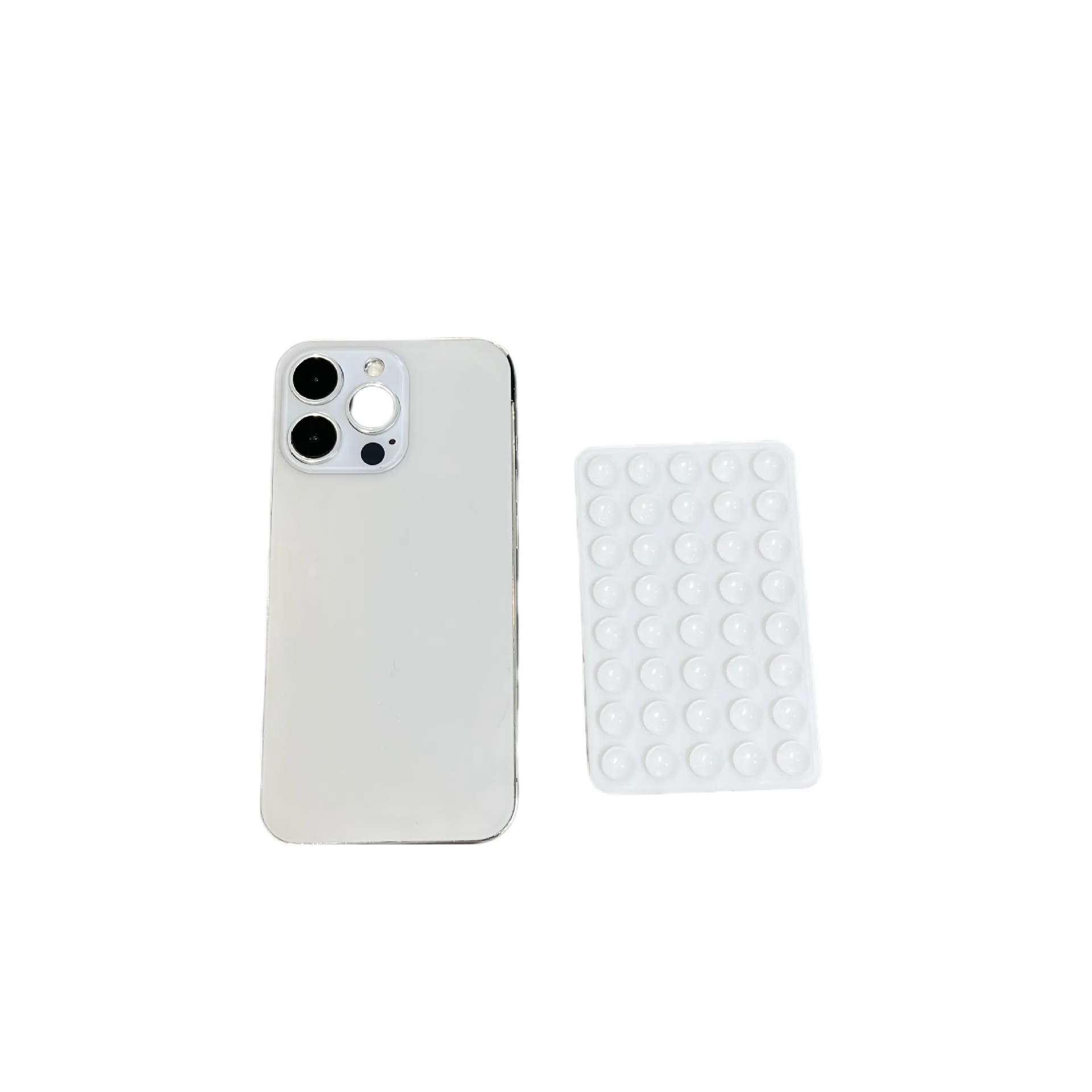 حافظة هاتف ذات كوب شفط من السيليكون مزدوج الجوانب،...