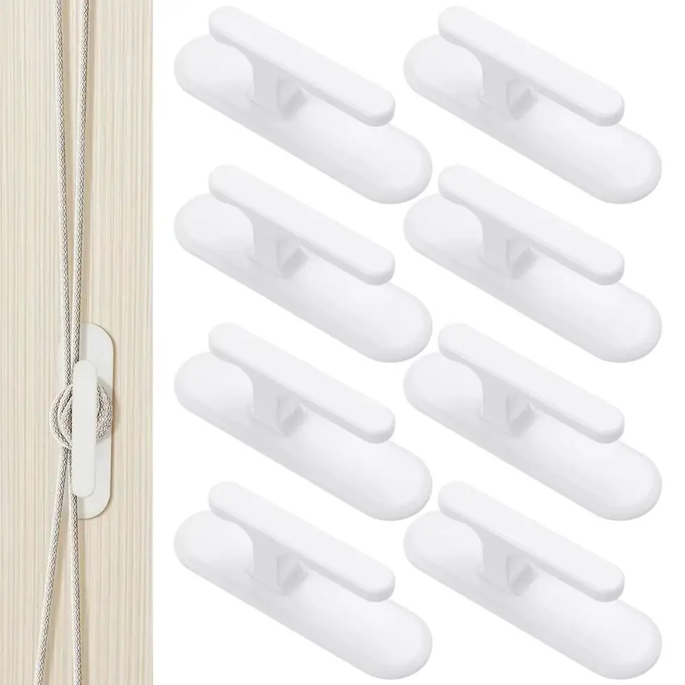 White Plastic Self Adhesive Blind Cord Winder Holder