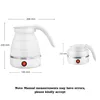 Mini Collapsible Kettle Silicone 304 Stainless Steel Electric Kettle Portable Outdoor Travel Kettle Retractable Electric Kettle 6