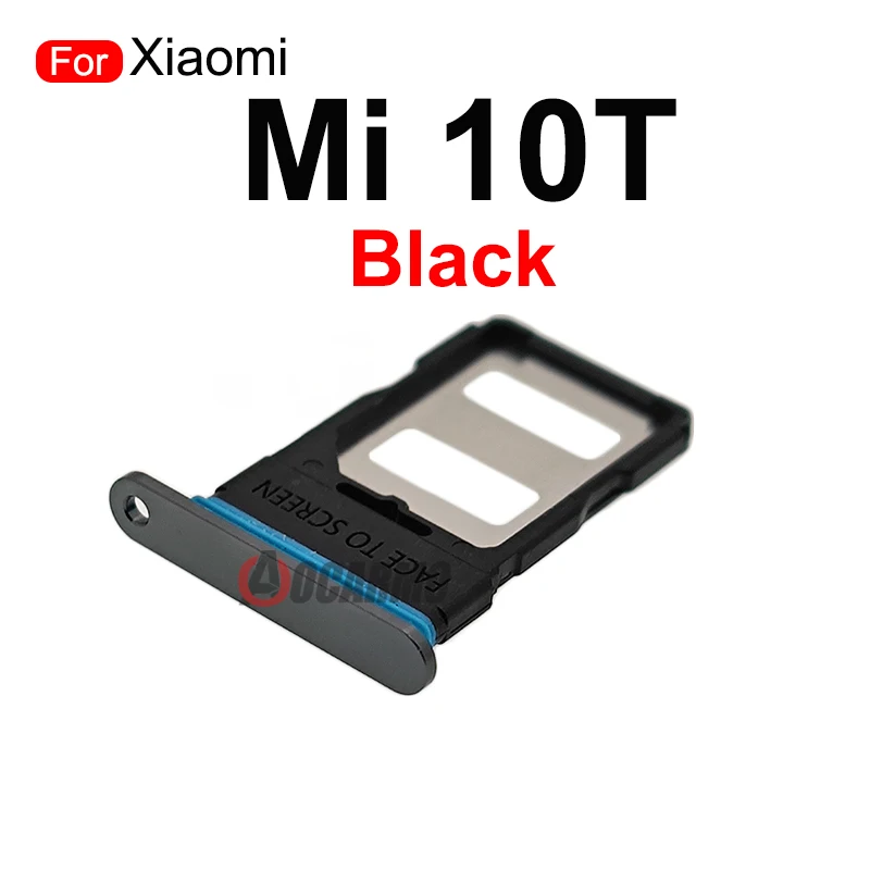 MMOBIEL Doppio Vassoio Carta SIM Compatibile con Xiaomi Mi 10T / Mi 10T Pro 5G - Porta Scheda SIM - Inclusa guarnizione di gomma e Sim Pin - Nero