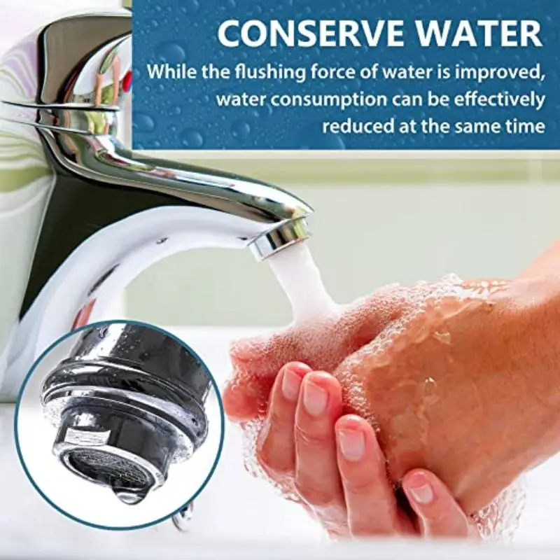 Faucet Aerator 3pcs Brass Water Saving Kitchen Basin Tap Filter Mixed Nozzle Splash Head Bathroom Accessories