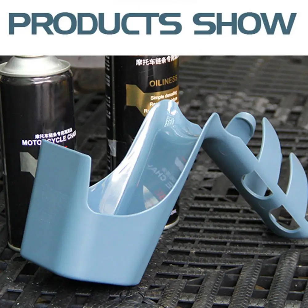 

Bike Chain Cleaner Tool Splash Proof Multi-function Portable Wear-resistant Dark Blue Grease Storage Tool for Motorcycles