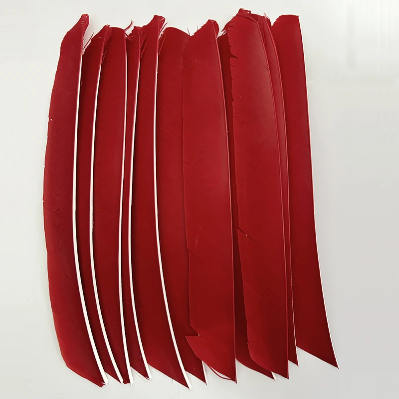 100 Plumes D'archerie – Naturelles Dinde – 18-25 Cm – Torsadées