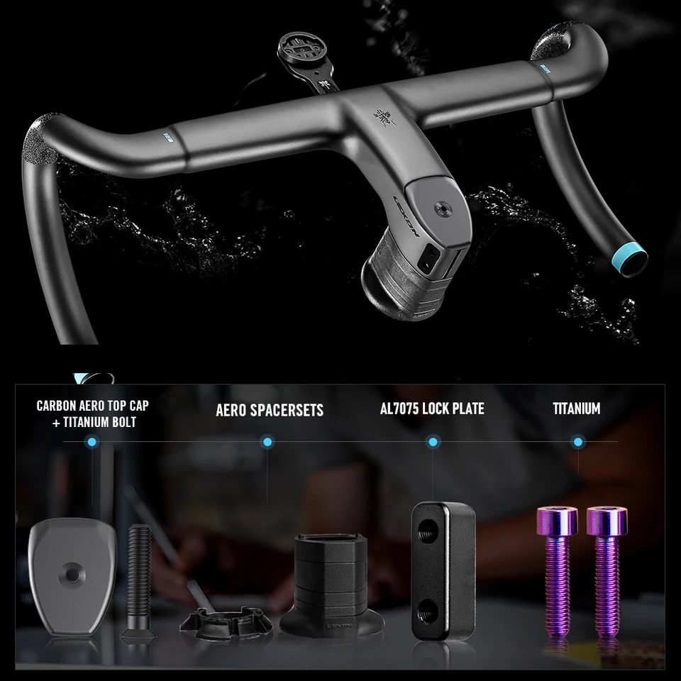 LEXON VERO 超軽量統合カーボンロードハンドルバーフルインナー