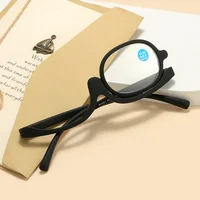 Magnifying Glasses Rotating Makeup Reading Glasses Anti Blue Light Make-up presbyopic Eyeglasses Diopter +1.0 +1.5 +2.0 To +4.0 2