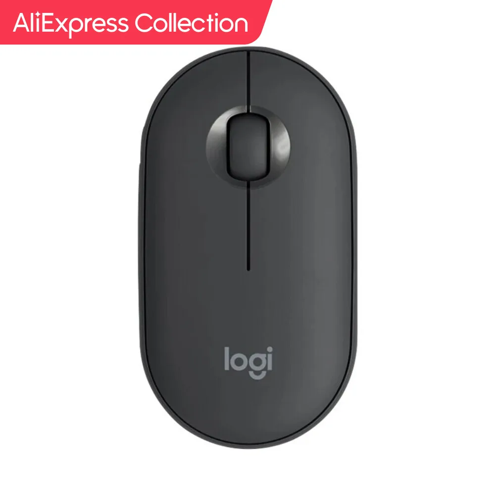 Aliexpress Collection Logitech Pebble Laptop Tablet Computer Mouse Wireless Bluetooth Mouse Light E Thin Mute Office Battery