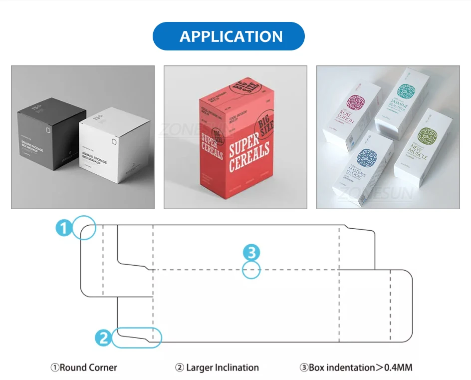 ZONESUN ZS-MSZH50 Box Sealing Packaging Machine