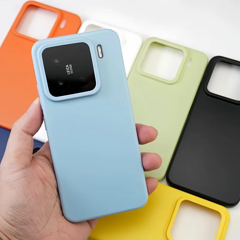 Luxury Liquid Silicone Shockproof Protective Candy Phone Case