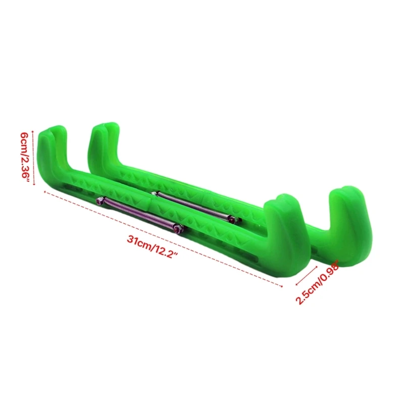 Ice Skate Guard 1 Pair Ice Skate Blade Cover Blade Protector Adjustable for Hockey or Figures Skating ice skate protector