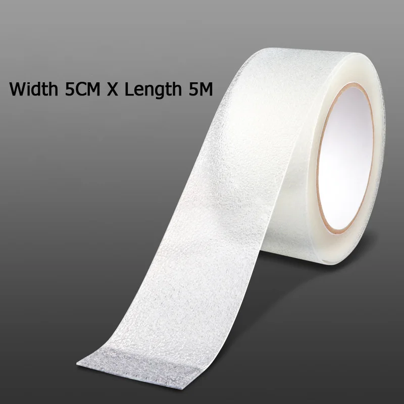 5-metre transparent anti-slip tape waterproof anti-slip providing excellent grip suitable for bathtubs boats and stairs