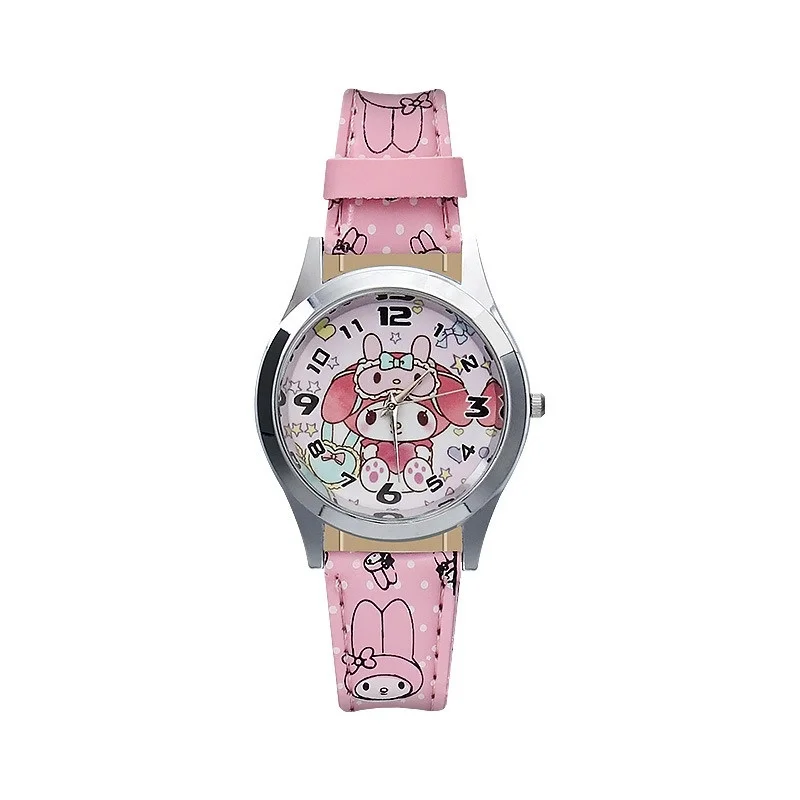 No Box Pointer Quartz Watch  Cartoon Hello Kitty  Children  Gift Watch Girls Kawaii  My Melody  Cute Watch Birthday Gift 4