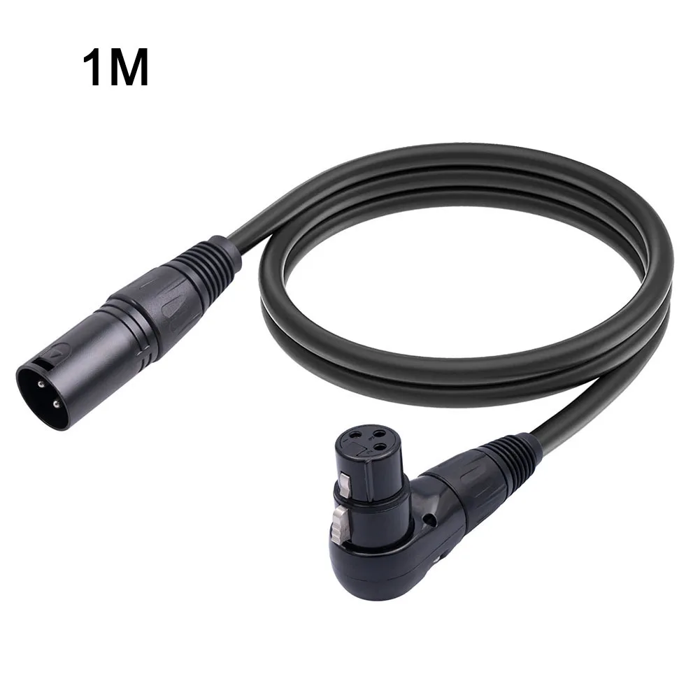 

Кабель-удлинитель XLR для микрофона, 90 градусов