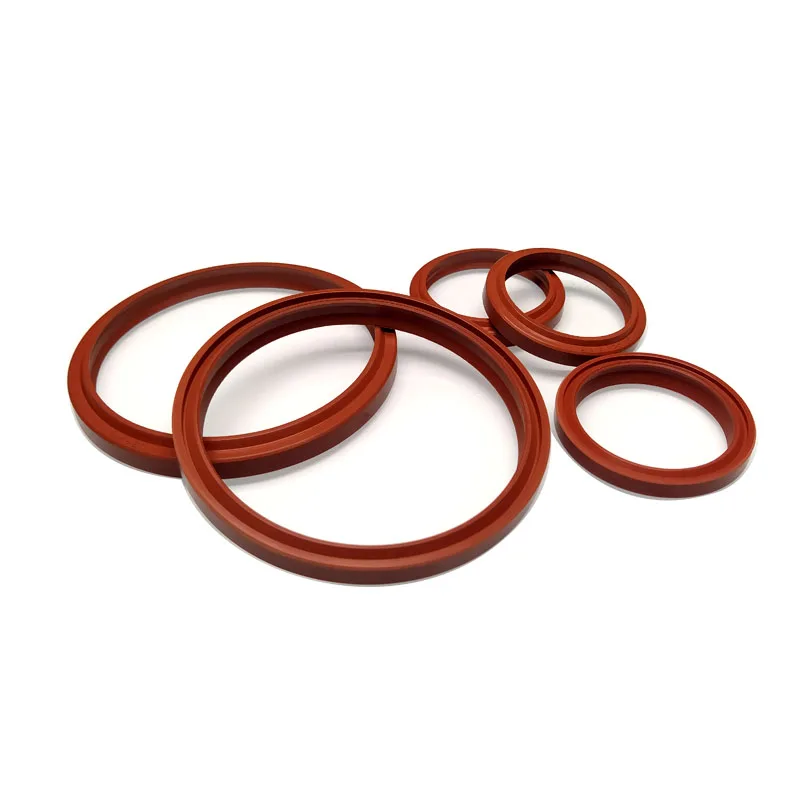 Height 9.5mm Step 7mm LBH Type FKM Rubber Hydraulic Dust Seal Piston Rod Dust Ring Cylinder Dust-Proof Wiper Seal ID 120mm-160mm