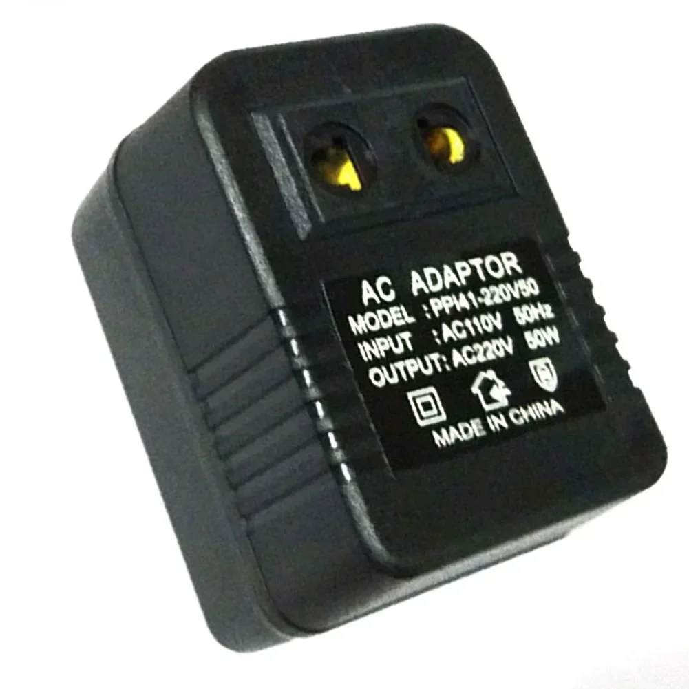 AC 220V To 110V Power Converter Step Down Transformer Travel Adapter Voltage Converter Regulator EU 50W/100W Electrical Equipment voltage regulator voltage converter power transformer