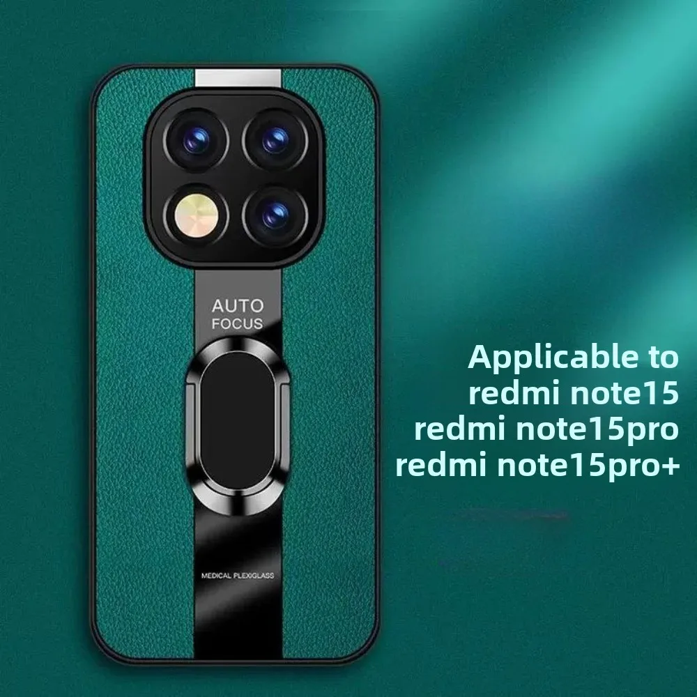 Luxury Leather 360° Rotating Stand Phone Case - Shockproof Protective Cover