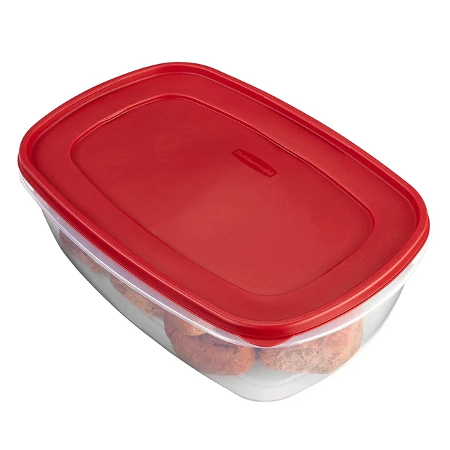 Rubbermaid, Kitchen, Rubbermaid Easyfindlids 26 Piece Plastic Food  Storage Container Set 3 Red New