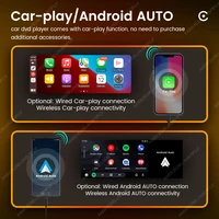 MEKEDE 1Din 6.86 Inch Carplay Android Auto Car Radio Universal Multimedia Player with BT FM Stereo USB Type-C Plug Cam Head Unit - Image 2