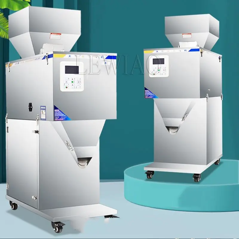 110V 220V Auto Weight Powder Grain Spices Bean Coffee Tea Particle Filling Packaging Packing Machine 2
