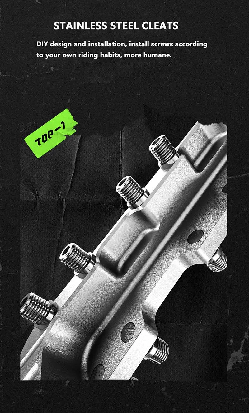 ENLEE Fahrrad Pedal Anti-slip Ultraleicht MTB Mountainbike Pedal Versiegelte Lager Pedale Fahrrad Zubehör Teile – Detail 4