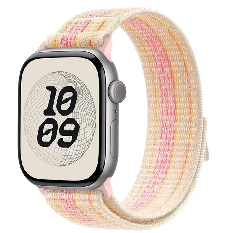 Nylon Sport Strap for Smartwatch - Adjustable Loop Bracelet in Multiple Sizes