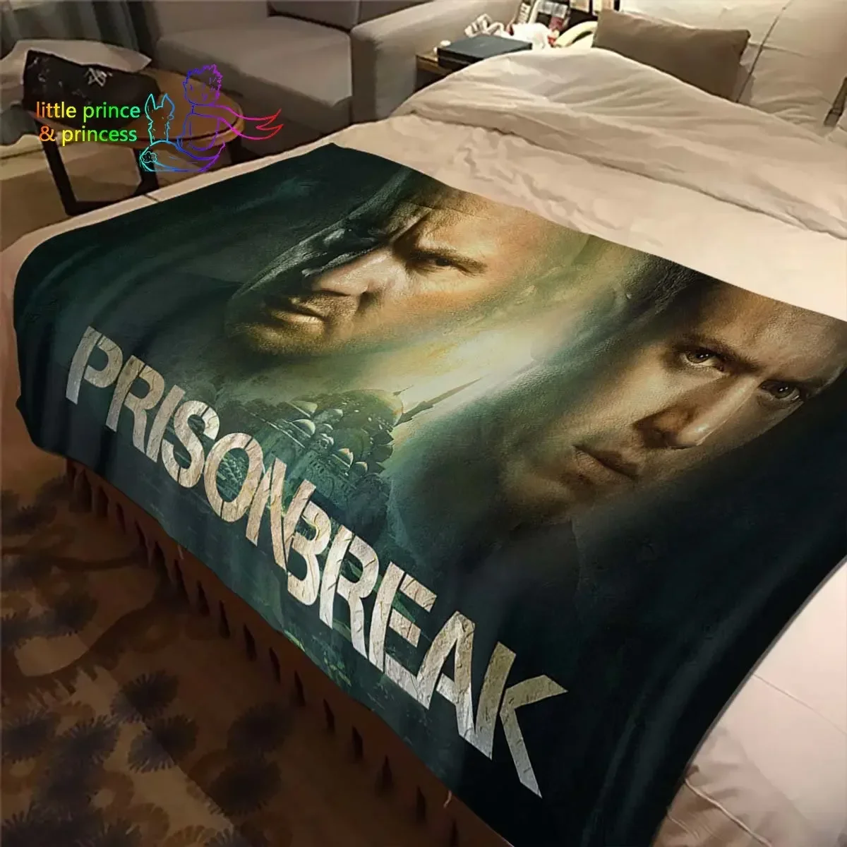 Prison Break TV Show Blanket Lightweight Comfortable Soft Breathable Ultra Warm Blanket Bedding Travel Bedding 2