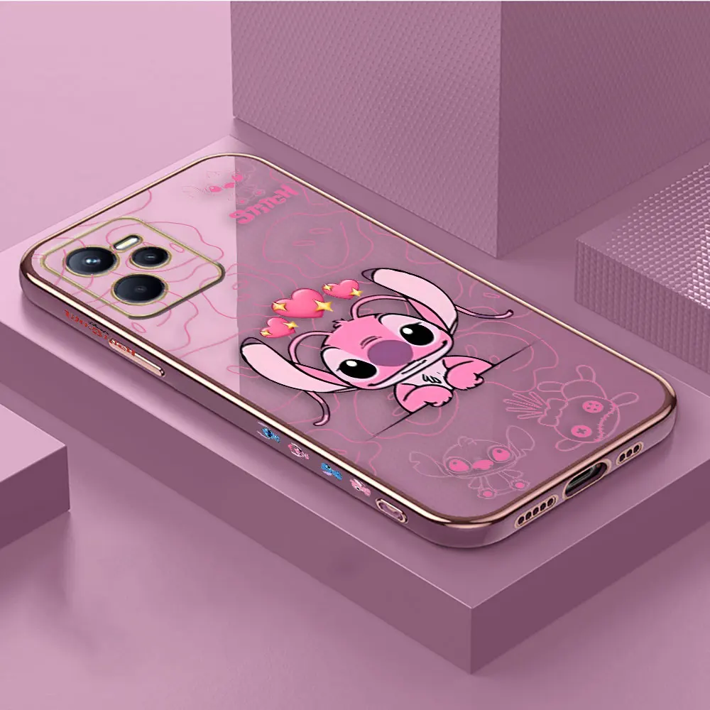 thumbnail image 1 of Anime Lilo Stitch Angel Couple Cover Smooth E-TPU Case REALME GT 2 NEO3 MASTER 7 8 8I 9I 10 11 C21Y C30 C33 C35 C53 C55 5G Case, 1 of 5