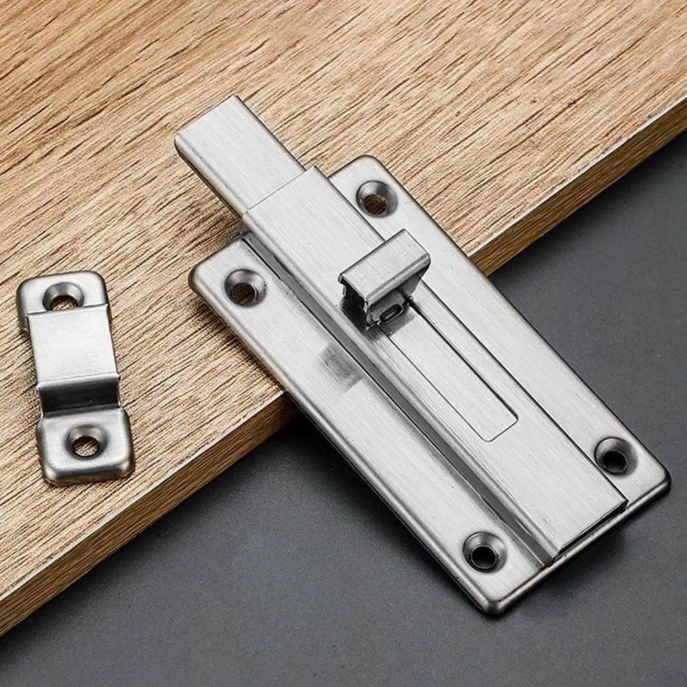 Self-elastic Latch Cabinet Hinges Security Bolt Latch Anti-theft Spring Latches Furniture Supplies door latch
