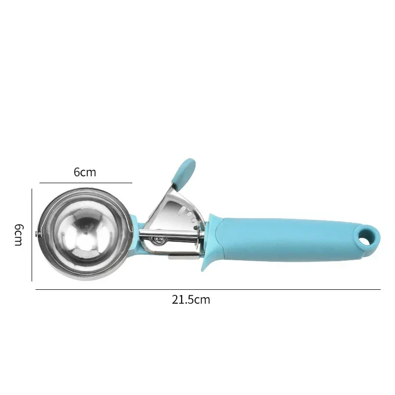 Ice Cream Scoop Stainless Steel Ice Cream Spoon Metal Icecream Cookie Scoop Melon Fruit Baller Ball Maker Kitchen Gadget